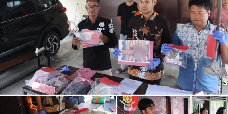 Konferensi Pers Kasus Aborsi, Satreskrim Tetapkan Sepasang Kekasih Sebagai Tersangka