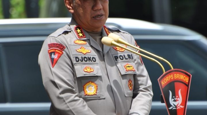 Kapolda Kalteng Resmi Tutup Latihan Menembak Personel Satbrimob