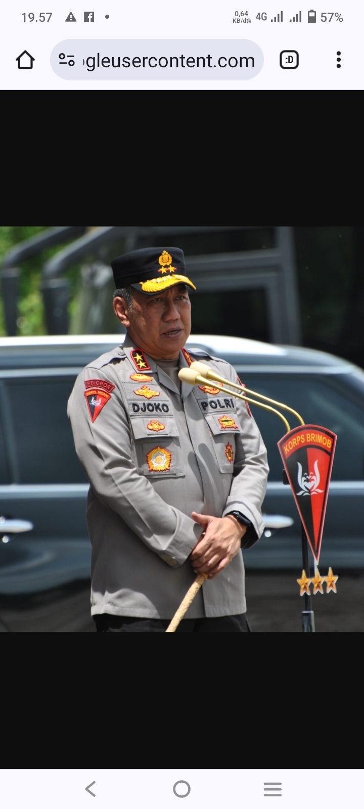 Kapolda Kalteng Resmi Tutup Latihan Menembak Personel Satbrimob