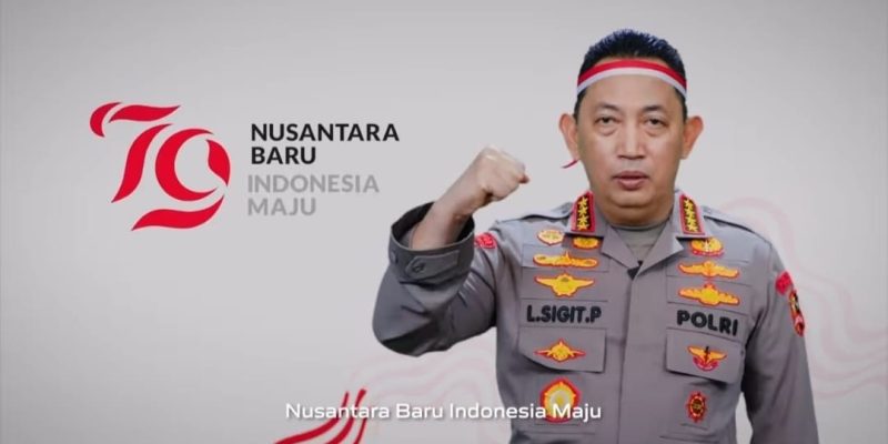 Kapolri di HUT RI ke-79: Semangat Baru Untuk Nusantara Baru, Indonesia Maju