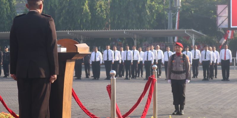 Polsek Jajaran Polres Pasuruan Serentak melaksanakan Upacara HUT Kemerdekaan RI Ke-79