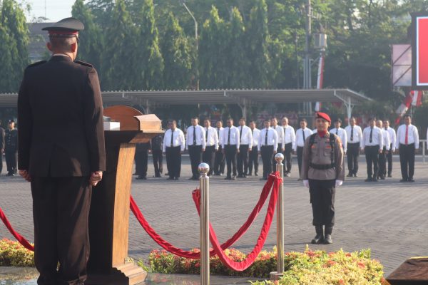 Polsek Jajaran Polres Pasuruan Serentak melaksanakan Upacara HUT Kemerdekaan RI Ke-79