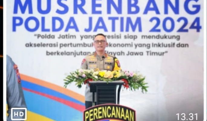 Kapolda Jatim Buka Musrenbang 2024, Siap Akselerasi Pertumbuhan Ekonomi Yang Inklusif dan Berkelanjutan