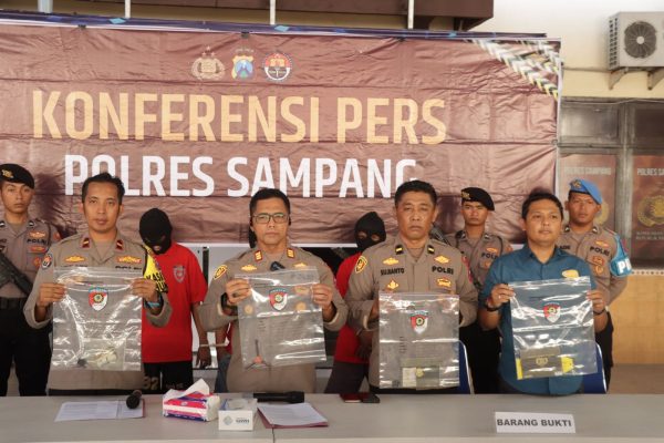 Polres Sampang Berhasil Ungkap Curanmor 9 TKP, 3 Tersangka Diamankan