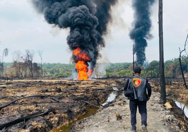 Kebocoran Pipa Diduga Unsur Kesengajaan, 3 Di Amankan, Lokasi Diwilayah Kerja SKK Migas