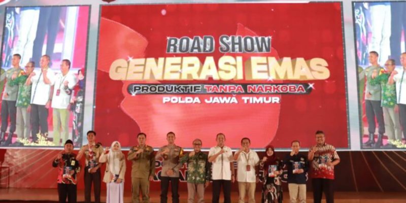 Polda Jatim Gelar Road Show Gerakan Anti Narkoba di Jember