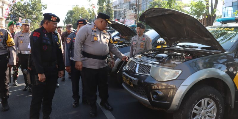 Polres Pamekasan Kembali Cek Ranmor Dinas Pastikan Siap untuk Pengamanan Pilkada 2024
