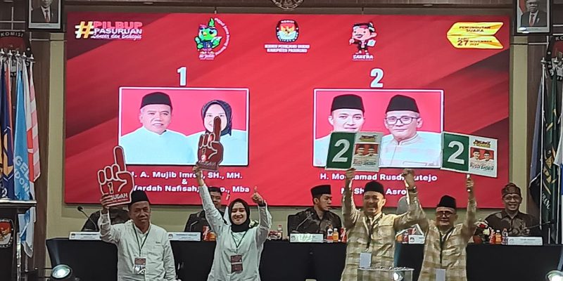 Pengundian dan Penetapan Nomor Urut Pasangan Calon Bupati dan Wakil Bupati Pasuruan, 2024  