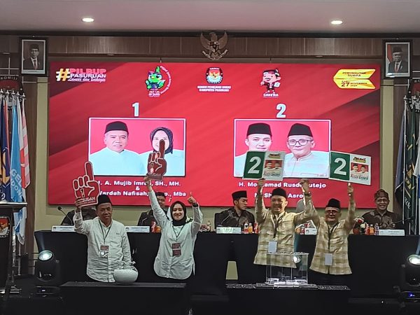 Pengundian dan Penetapan Nomor Urut Pasangan Calon Bupati dan Wakil Bupati Pasuruan, 2024  