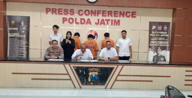 Tim Jatanras Ditreskrimum Polda Jatim Berhasil Bekuk Para Pelaku Curanmor dan Mengembalikan R2 dan R4 Ke Pemiliknya