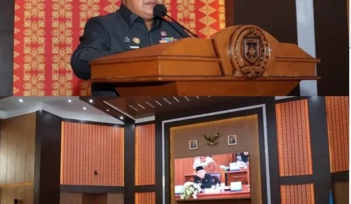 Pj Wali Kota Lubuklinggau Teken Nota Kesepakatan RAPBD 2025 di Rapat Paripurna DPRD