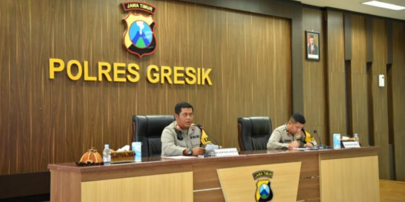 Polres Gresik Lakukan Operasi Tumpas Narkoba Semeru 2024, di 5 Kecamatan