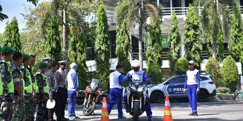 Gandeng MPM Honda, Satlantas Polres Gresik Gelar Pelatihan Safety Riding