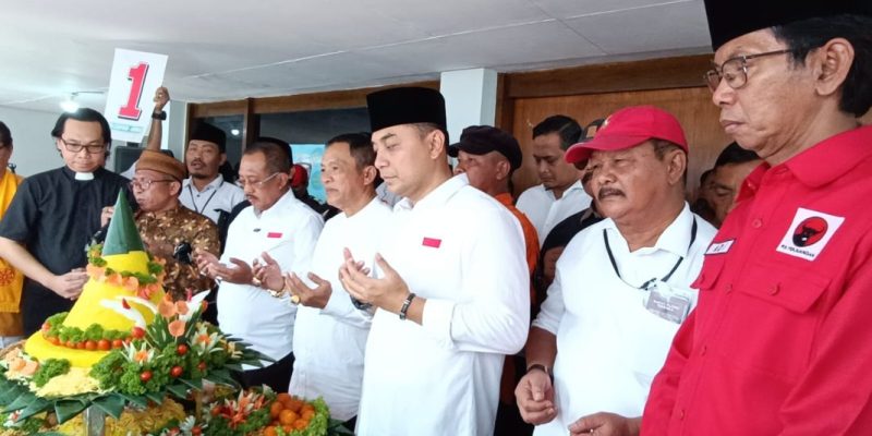 Peresmian Basecamp Pemenangan Eri Cahyadi dan Armuji