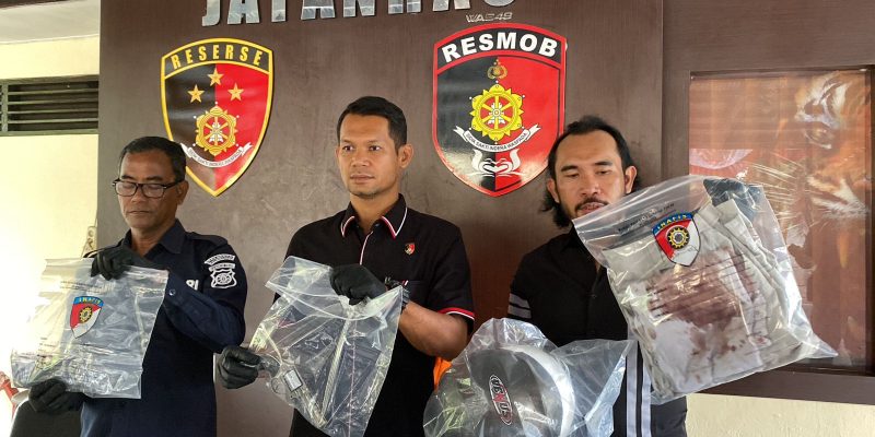 Satreskrim Polresta Palangka Raya Bekuk Pelaku Curas di Kalampangan