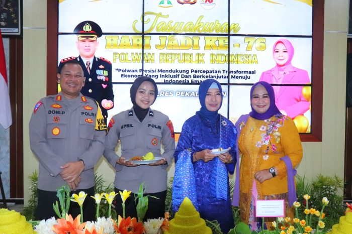 Tasyakuran Hari Jadi Polwan Ke-76 Digelar Secara Sederhana, Kapolres Pekalongan Sampaikan Hal Ini