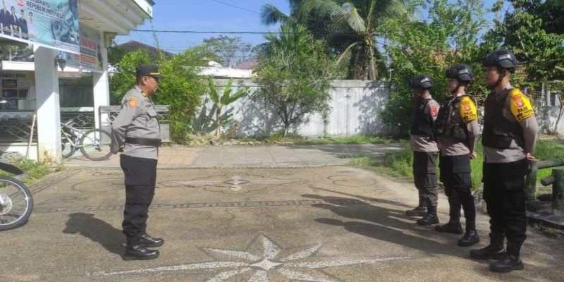 Ciptakan Situasi Aman, Polres Kapuas Amankan Kantor Bawaslu Jelang Pilkada Serentak 2024