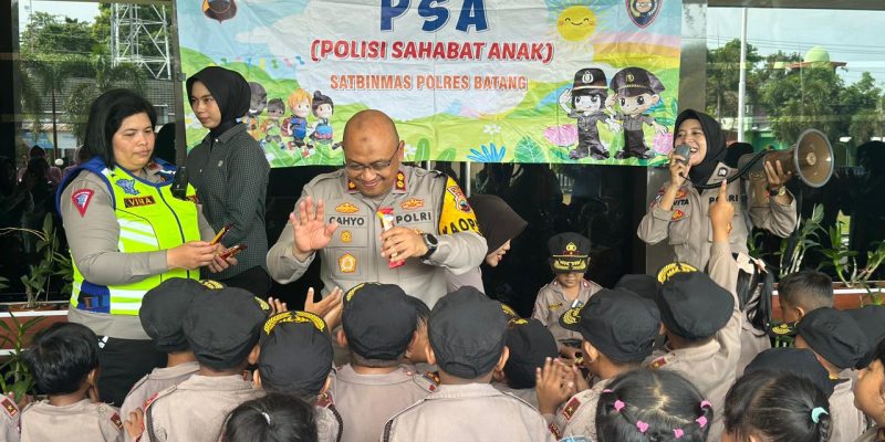 Polres Batang Gelar Polisi Sahabat Anak, Begini Keseruannya!