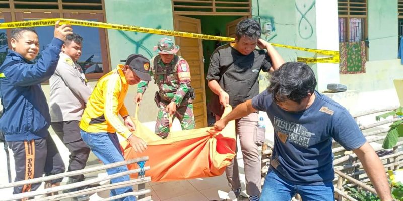Polsek Sepang Selidiki Penemuan Mayat Terjepit di Pintu Bekas Gedung SMAN 1 Mihing Raya