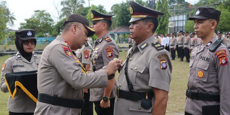 Kapolresta Palangka Raya Pimpin Sertijab Kasatlantas dan Pelantikan Kabag Perencanaan