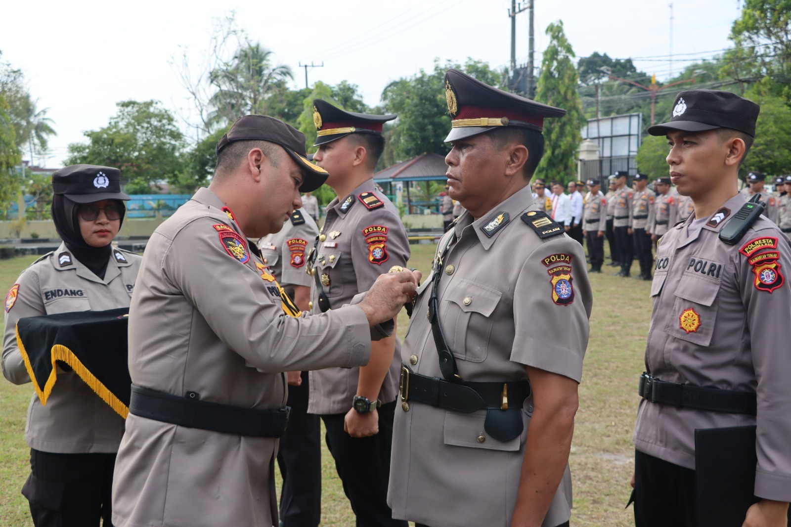 Kapolresta Palangka Raya Pimpin Sertijab Kasatlantas dan Pelantikan Kabag Perencanaan