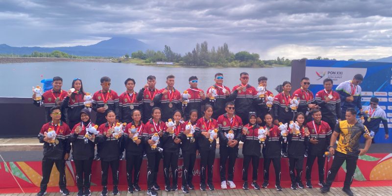 Personel Polda Kalteng Sabet Medali Perak Cabor Dayung di PON XXI Aceh – Sumut