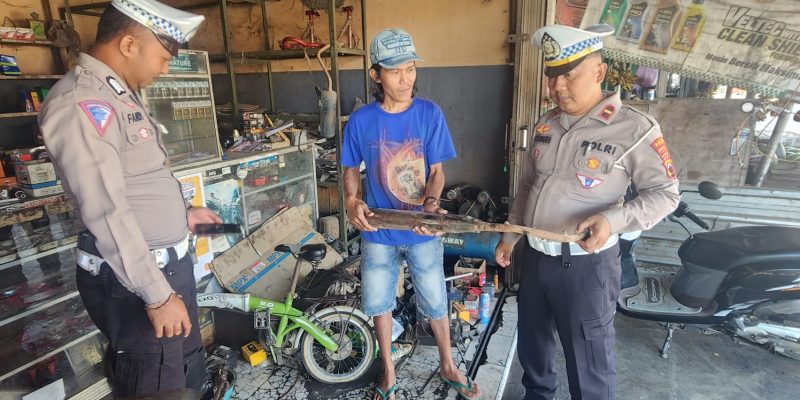 Sat Lantas Polres Pekalongan Sosialisasi Larangan Penggunaan Knalpot Tidak Sesuai Spesifikasi Teknis