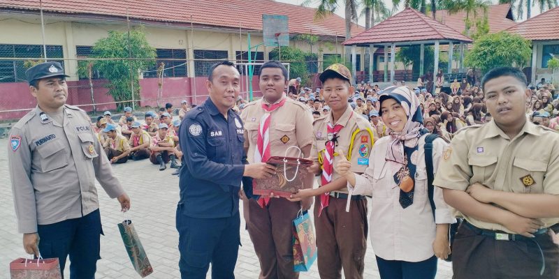 Road Show Edukasi Gen Z di SMKN 2 Sampit, Ini yang Disampaikan  Humas Polda Kalteng