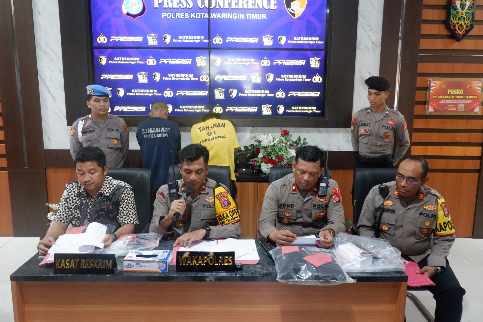 2 Pelaku Kasus Tindak Pidana Curat dan Curas Berhasil Diamankan Polres Kotim