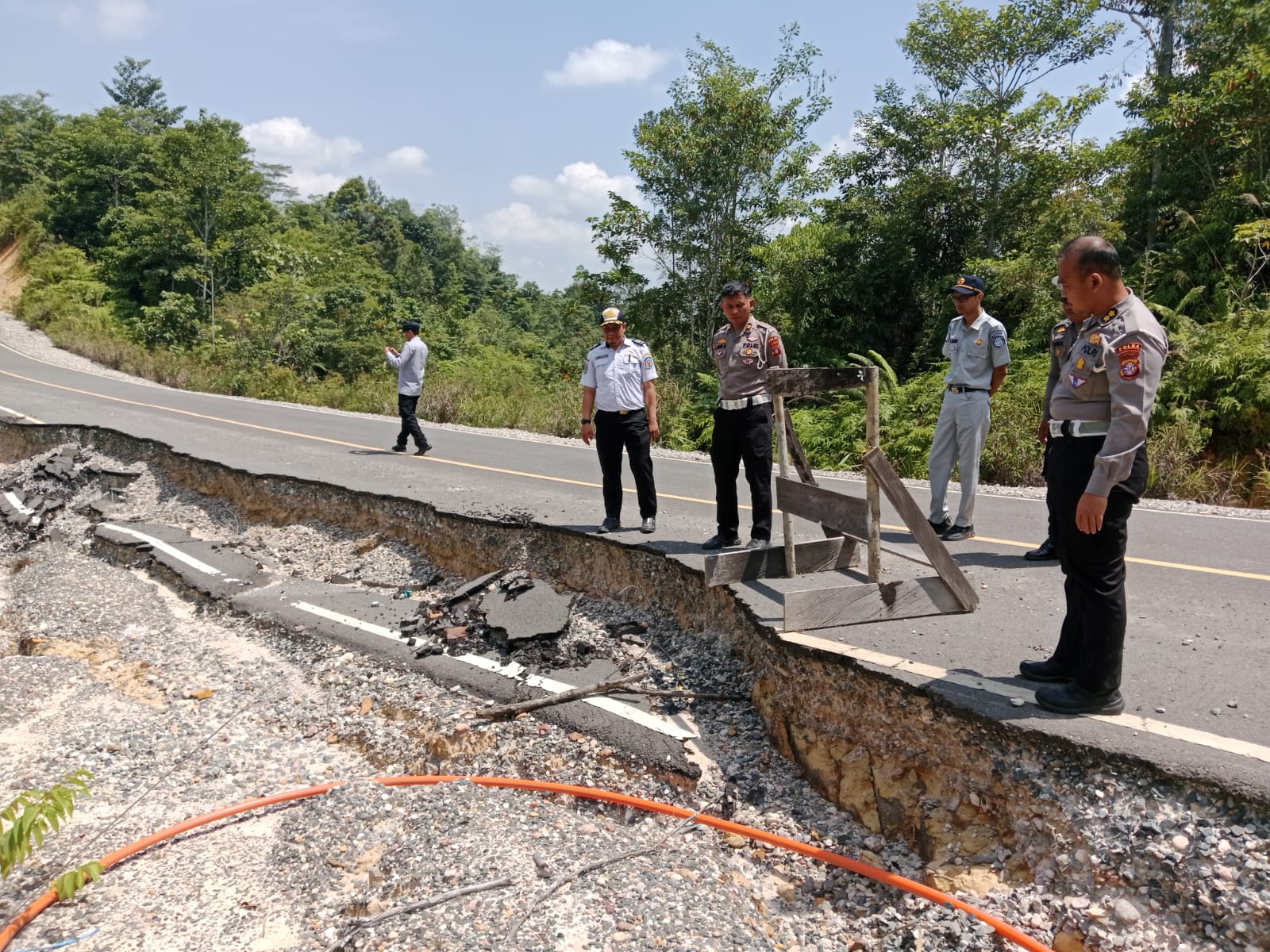 Ditlantas Polda Kalteng Lakukan Survey Infrastruktur Jalan di Wilayah Barut