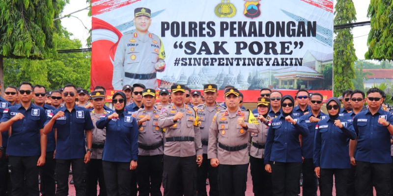 Kapolres Lepas Tim Walpri Calon Bupati dan Calon Wakil Bupati Pekalongan