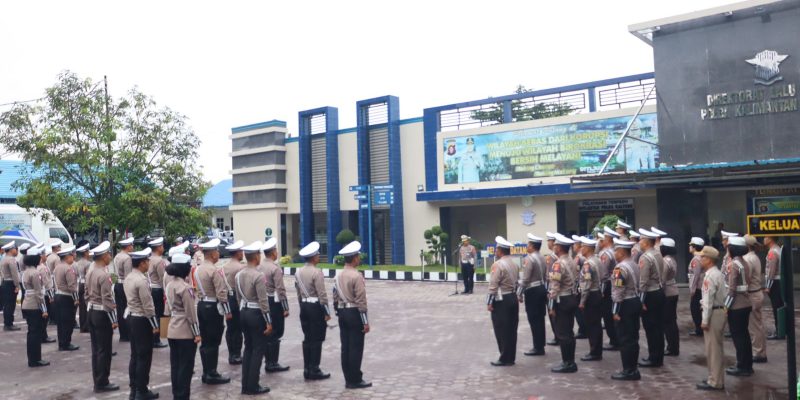 Ditlantas Polda Kalteng Ingatkan Personel Untuk Tidak Melakukan Pelanggaran dan Hindari Narkoba