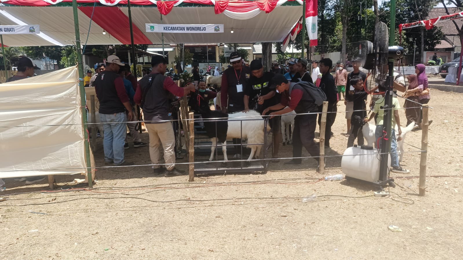 Mitra Dinas Ketahanan Pangan dan Pertanian serta Komunitas Pecinta Hewan Meriahkan Pasar Murah di Hari Jadi Kabupaten Pasuruan ke-1095