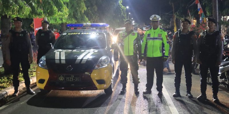 Jaga Kondusifitas Dalam Tahapan Kampanye Pemilukada 2024 Jajaran Polres Pekalongan Laksanakan Apel Serentak dan Patroli Skala Besar