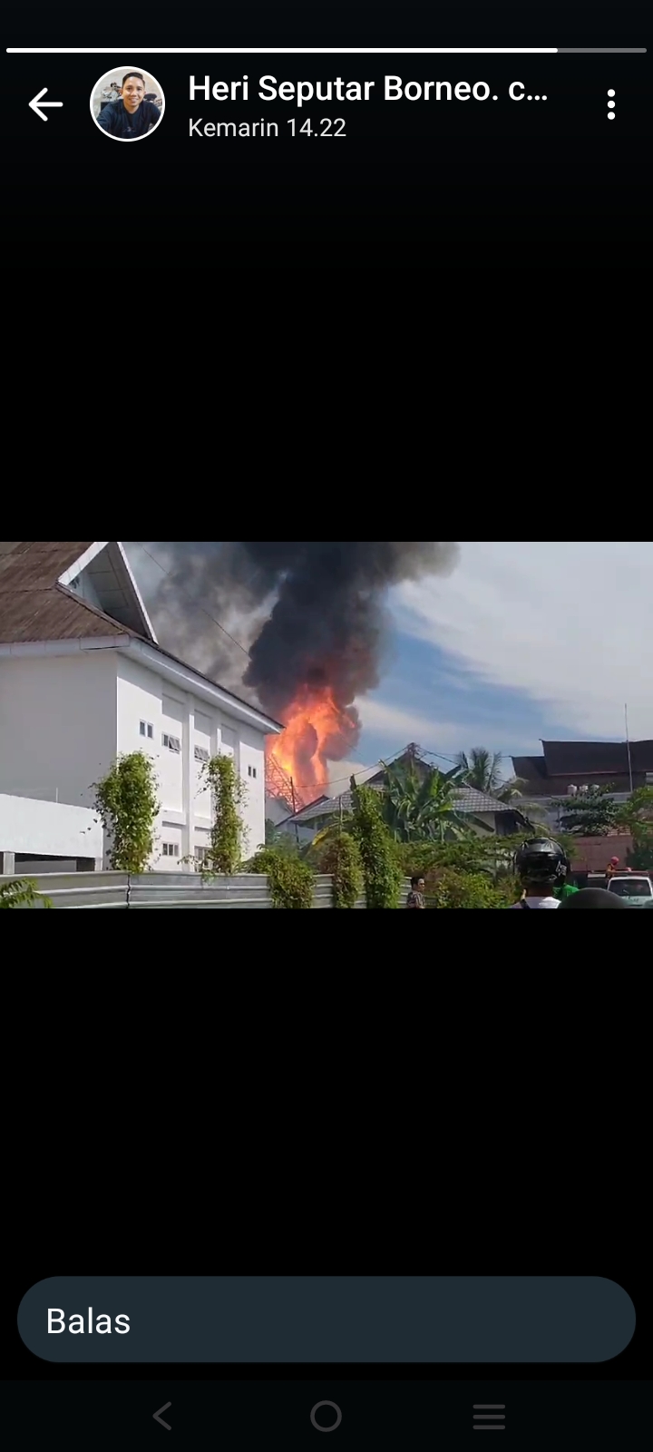 Gereja Maranatha Dan  SMP Kristen Hangus Di Lalap Si Jago Merah