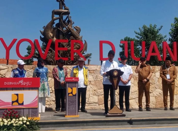 Presiden Jokowi Meresmikan Flyover Juanda Sidoarjo