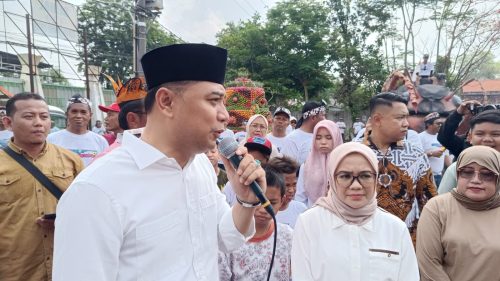 Pelestarian Budaya Surabaya, Calon Walikota Hadir di Sedekah Bumi Kelurahan Jeruk