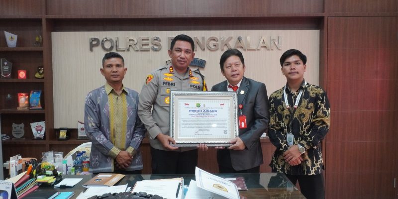 Lemkapi Beri Apresiasi Presisi Award Kepada Polres Bangkalan