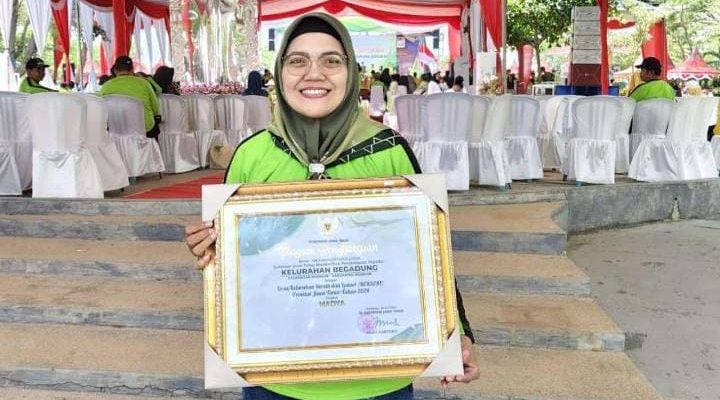 Peringatan Hari lingkungan Hidup Dunia se-jawa timur 2024 Kelurahan Begadung Raih Juara