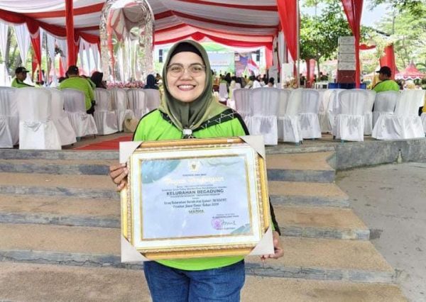 Peringatan Hari lingkungan Hidup Dunia se-jawa timur 2024 Kelurahan Begadung Raih Juara