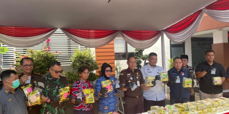Kejaksaan Negeri Sidoarjo Musnahkan Sabu 88 Kg Jaringan Internasional