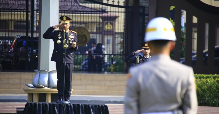 Mabes Polri Gelar Upacara Peringatan Hari Kesaktian Pancasila di Lapangan Bhayangkara