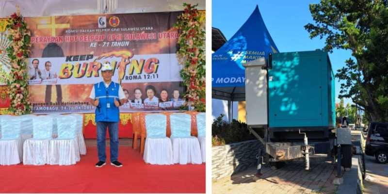 PLN UP3 Kotamobagu Full Suport Sukseskan HUT Ke- 71 Pelprip GPdI Sulut