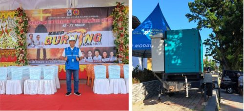 PLN UP3 Kotamobagu Full Suport Sukseskan HUT Ke- 71 Pelprip GPdI Sulut