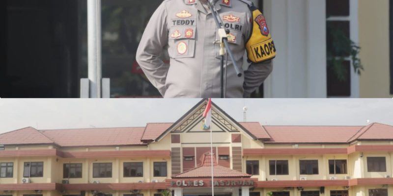 Polres Pasuruan Melaksanakan Apel Kesiapan Pengamanan Menjelang Pelantikan Presiden dan Wakil Presiden