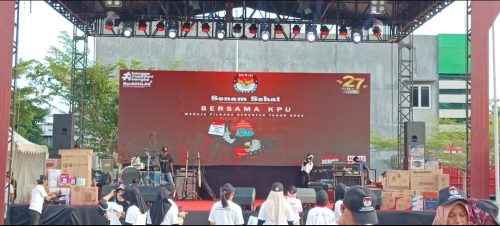Senam Sehat Bersama KPU Menuju Pilkada Serentak 2024