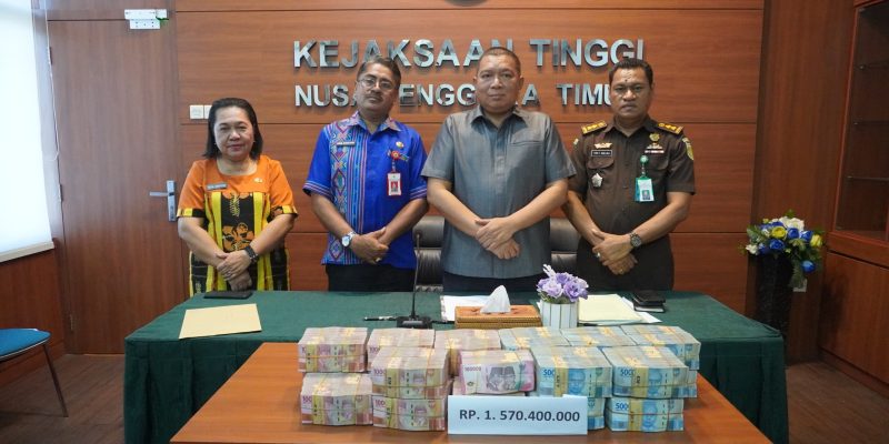 Intelijen Kejati NTT Berhasil Pulihkan Kerugian Keuangan Negara Daerah Kota Kupang