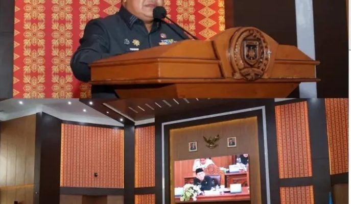 Pj Wali Kota Lubuk Linggau Teken Nota Kesepakatan RAPBD 2025 di Rapat Paripurna DPRD
