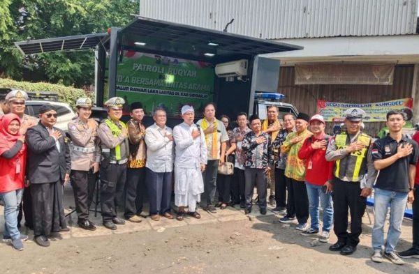 Ops Zebra Semeru 2024 Lakukan Doa Bersama di Jalur Rawan Laka Lantas Sidoarjo