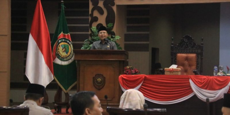 PJs Bupati Mojokerto Jawab Pandum Fraksi-fraksi Terhadap Raperda APBD 2025